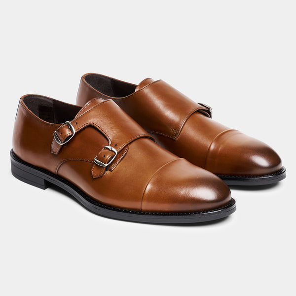 Ahler 98900 Monk shoe Cognac