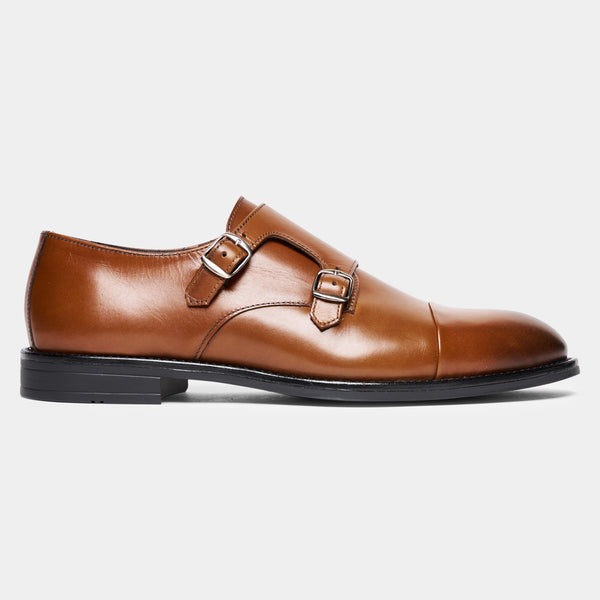Ahler 98900 Monk shoe Cognac